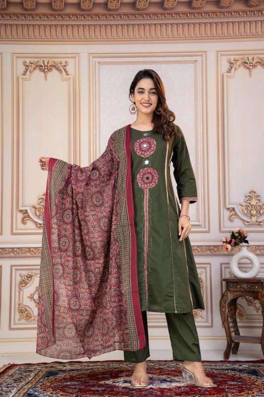 Janni 3pcs Kurti manufacturers in Bangalore